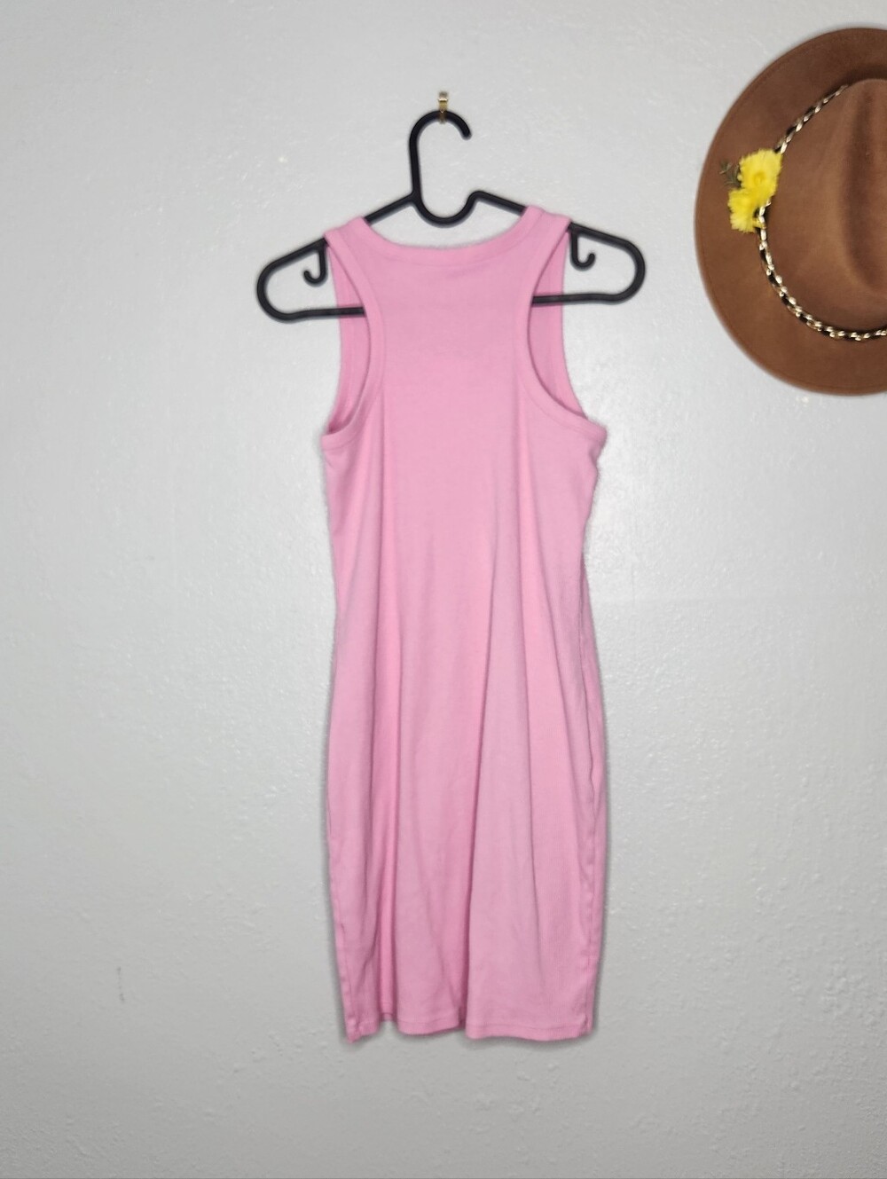 art class Size S Pink Ribbed Tank Mini Dress - Picture 3 of 6